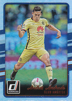 Andres Andrade Club America 2016/17 Donruss Soccer Cards Silver Parallel #56